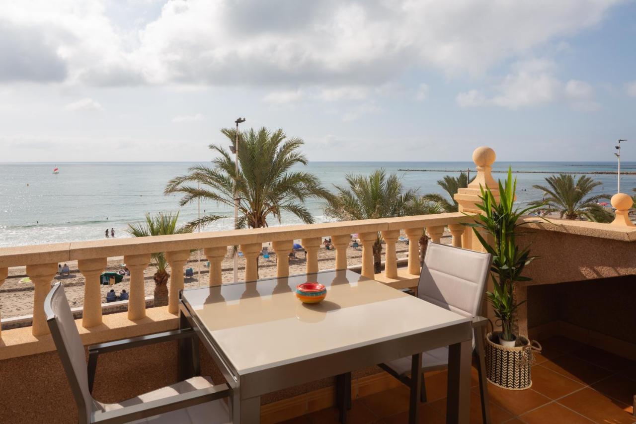 坎佩略Atico Duplex De Lujo Frente Al Mar. 1A Linea Playa公寓 外观 照片