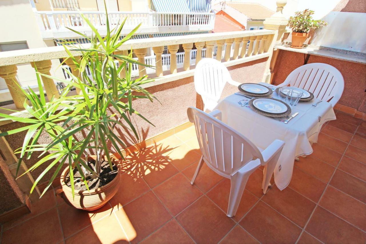 坎佩略Atico Duplex De Lujo Frente Al Mar. 1A Linea Playa公寓 外观 照片