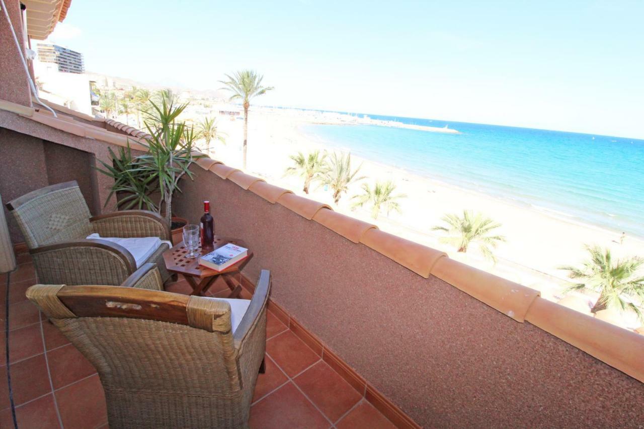 坎佩略Atico Duplex De Lujo Frente Al Mar. 1A Linea Playa公寓 外观 照片